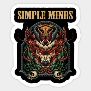 MINDS AND THE SIMPLE BAND Sticker